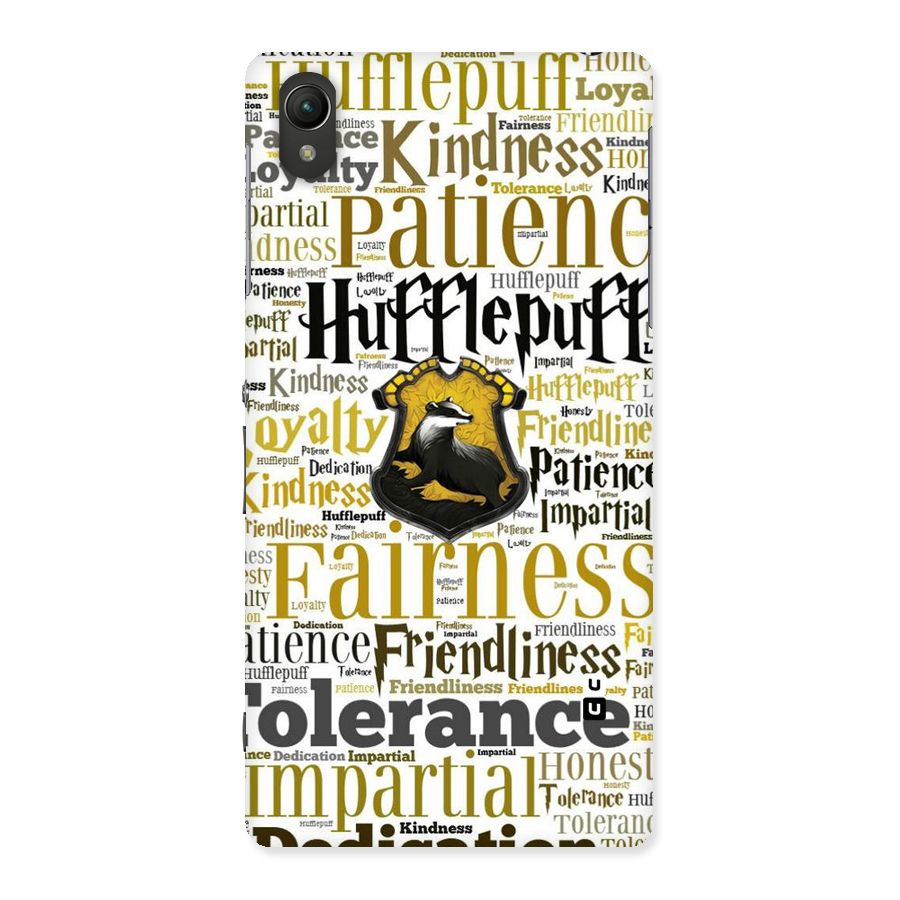 Yellow Fairness Back Case for Sony Xperia Z2