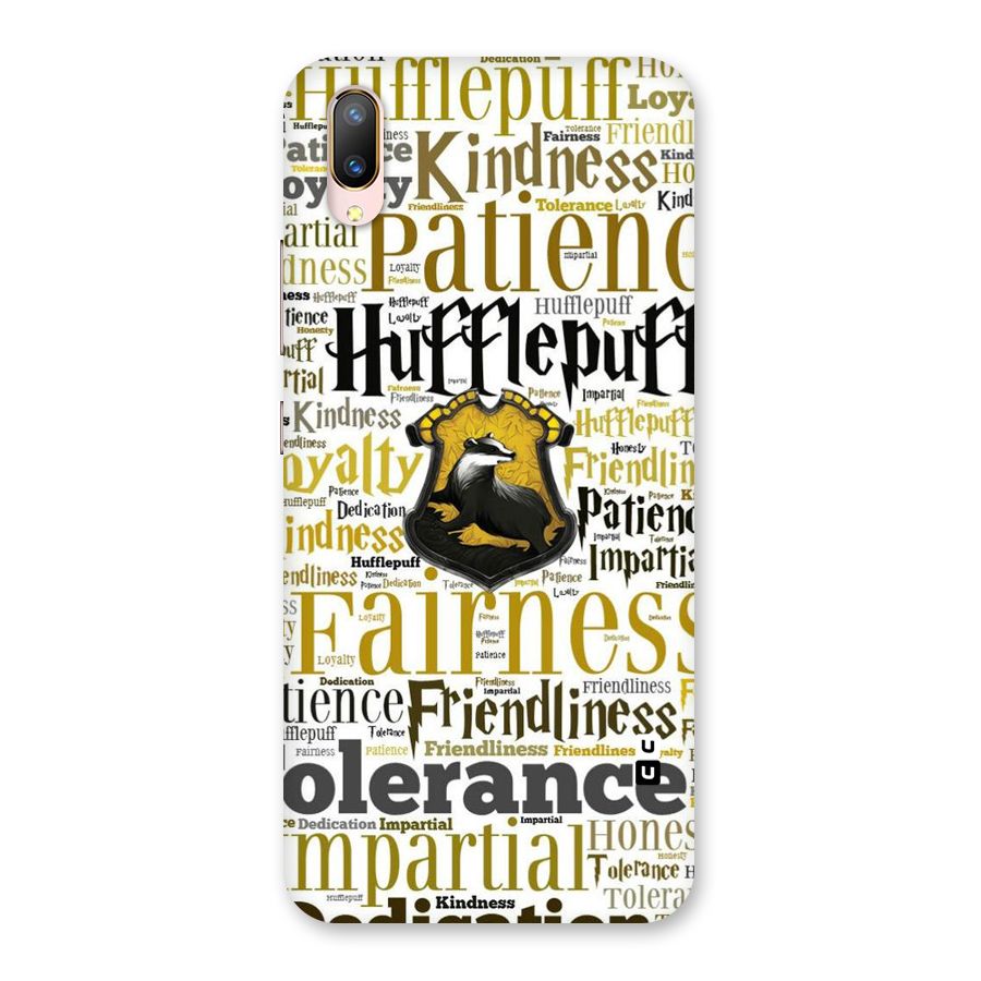 Yellow Fairness Back Case for Vivo V11 Pro