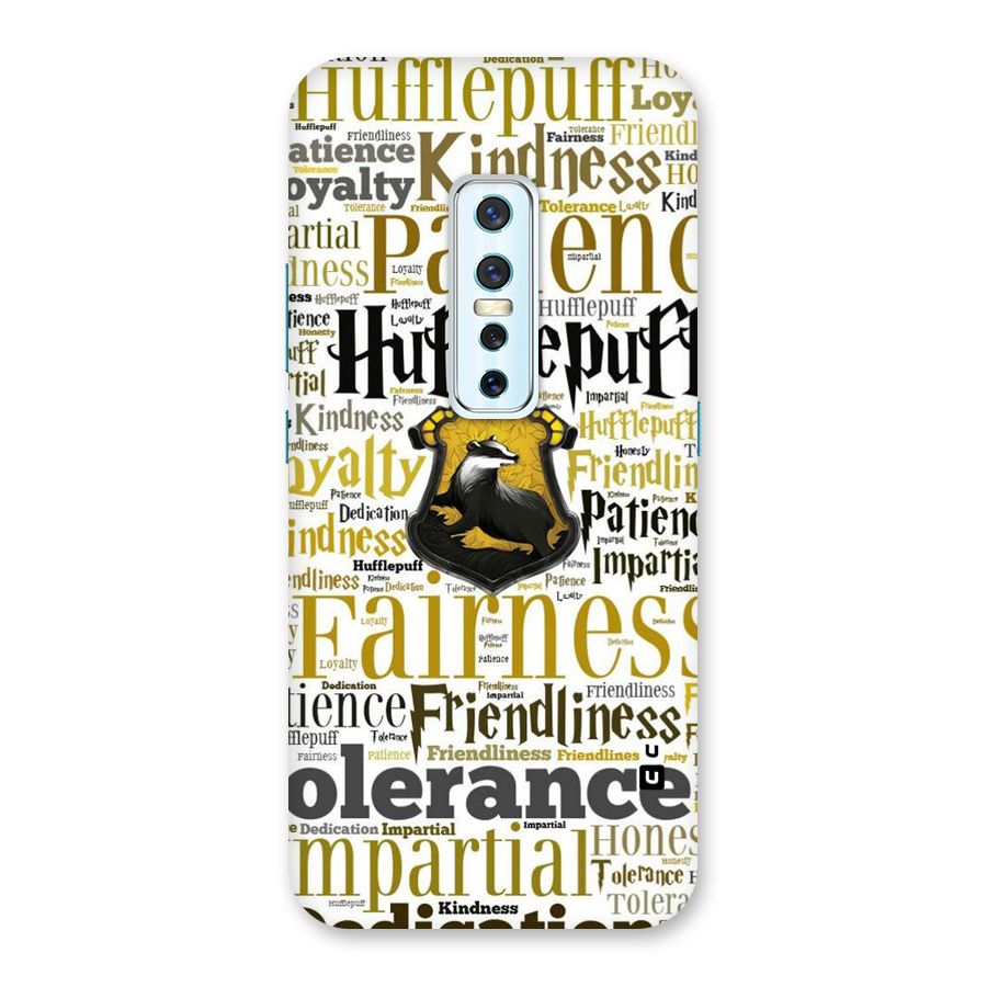 Yellow Fairness Back Case for Vivo V17 Pro