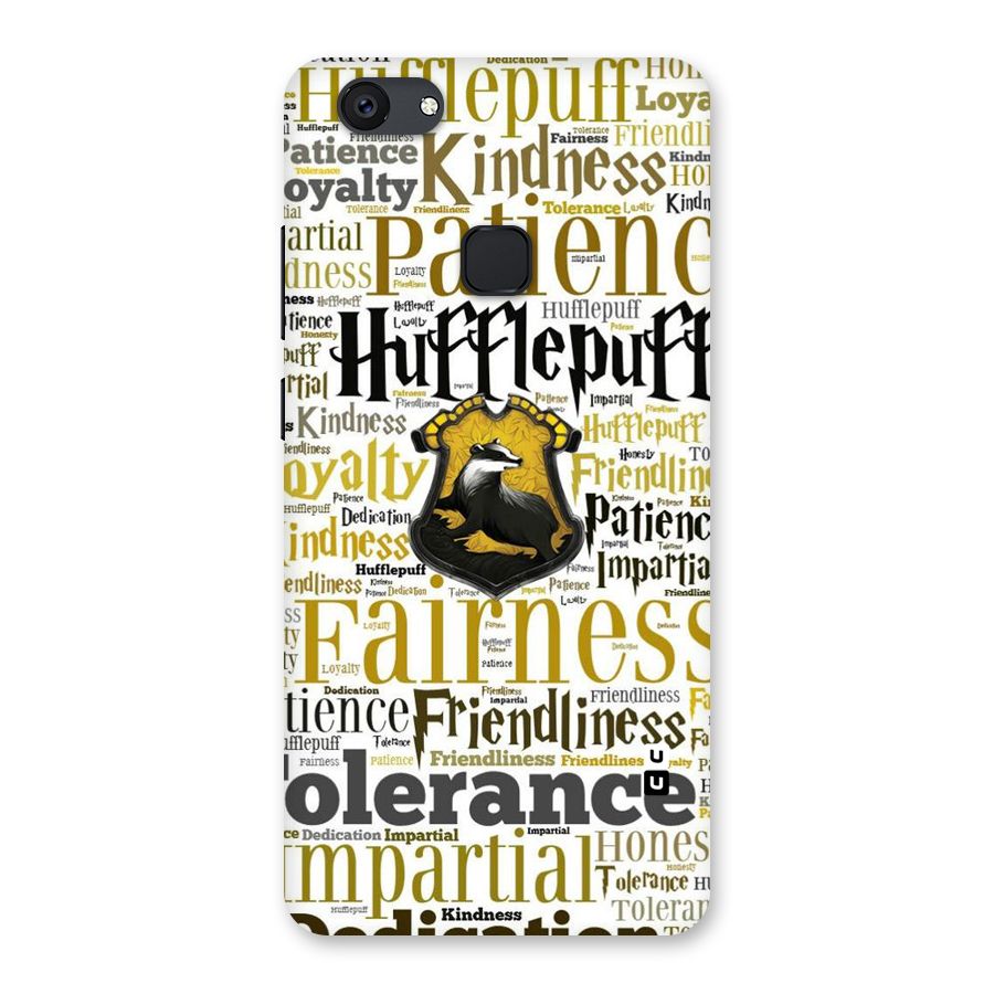 Yellow Fairness Back Case for Vivo V7 Plus