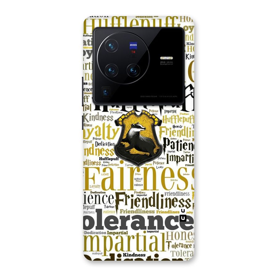 Yellow Fairness Back Case for Vivo X80 Pro