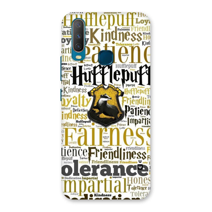 Yellow Fairness Back Case for Vivo Y17