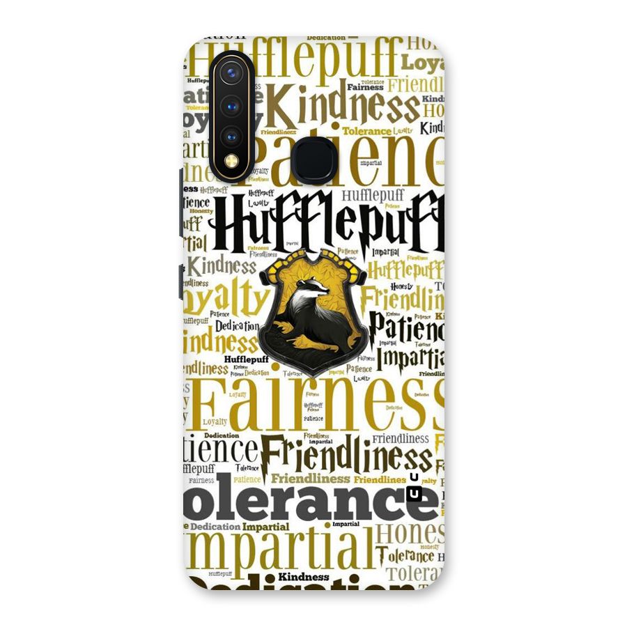 Yellow Fairness Back Case for Vivo Y19