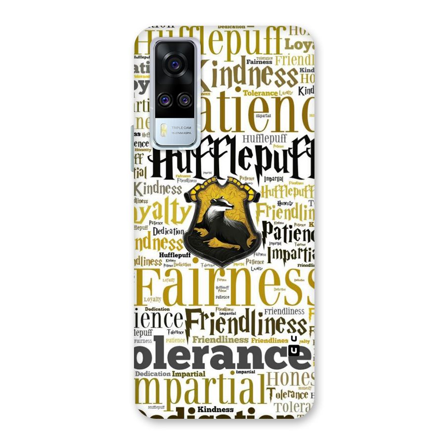 Yellow Fairness Back Case for Vivo Y31