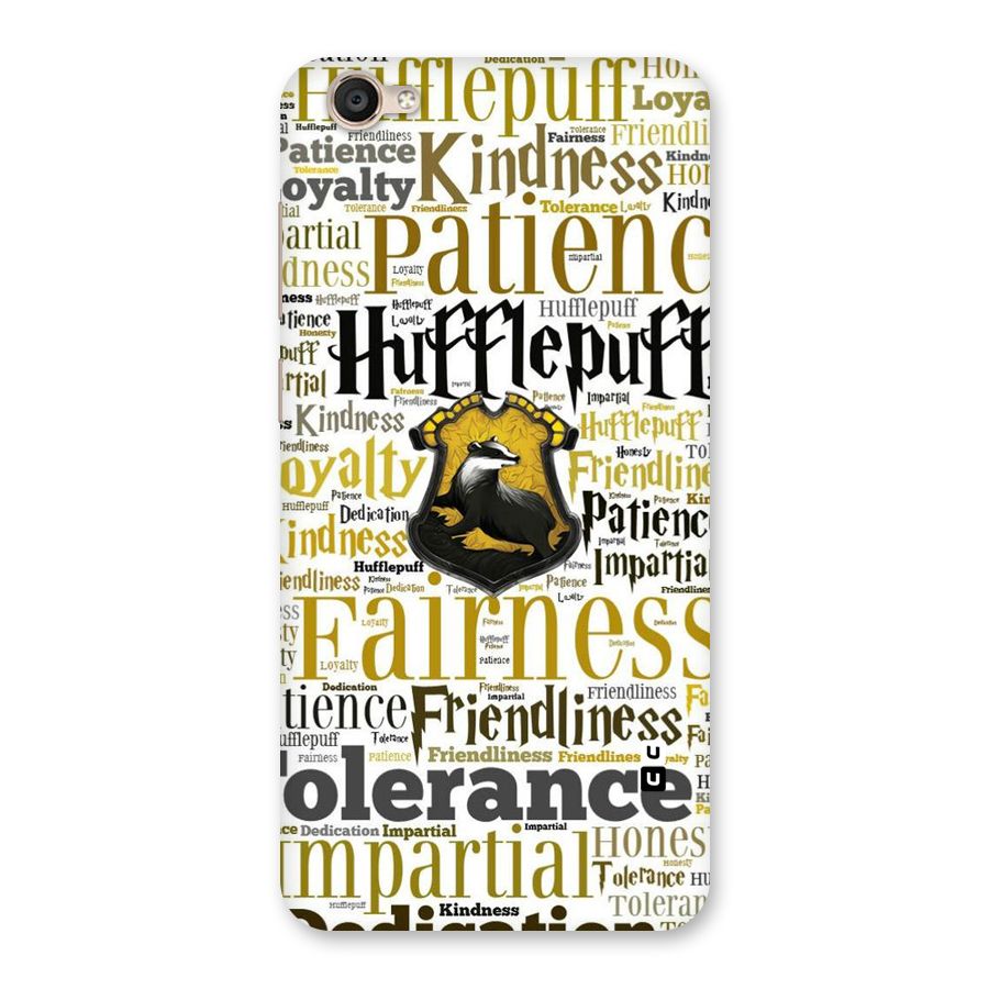 Yellow Fairness Back Case for Vivo Y55L