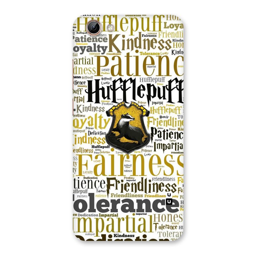 Yellow Fairness Back Case for Vivo Y71