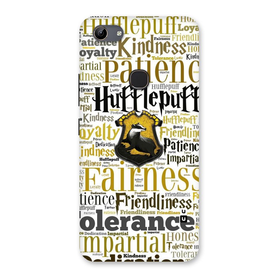 Yellow Fairness Back Case for Vivo Y81