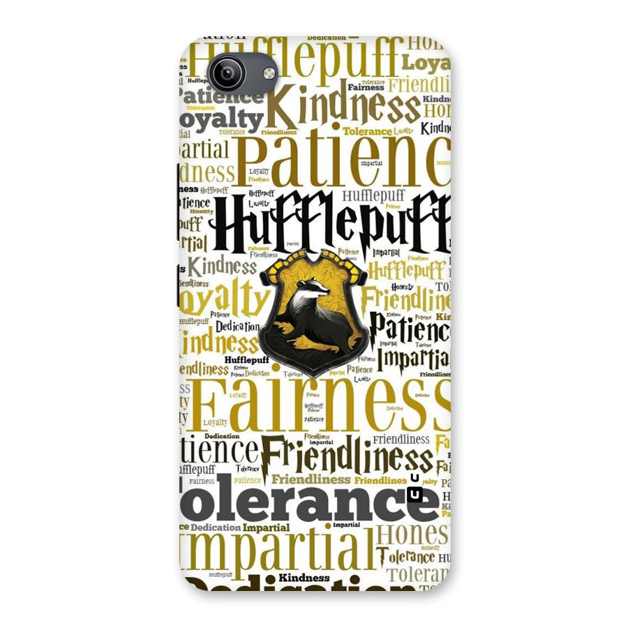 Yellow Fairness Back Case for Vivo Y81i