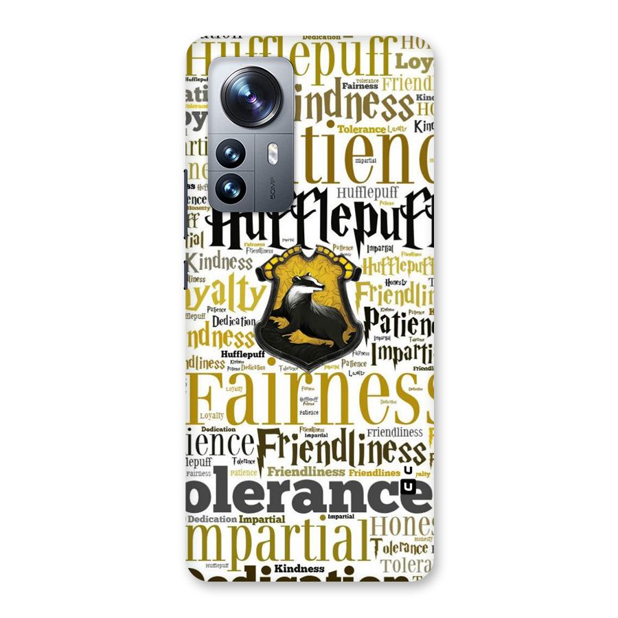 Yellow Fairness Back Case for Xiaomi 12 Pro