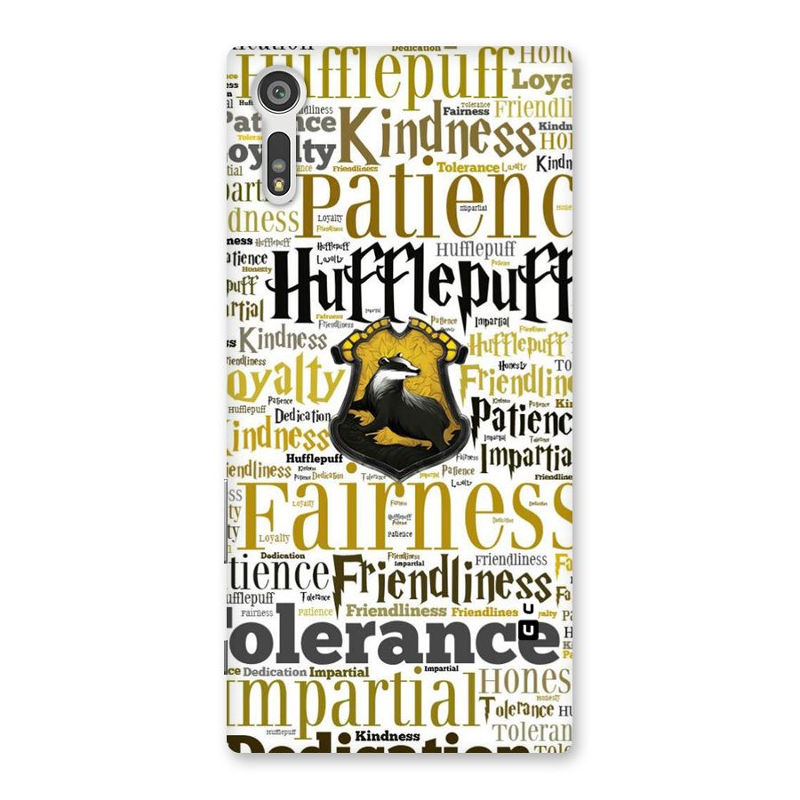 Yellow Fairness Back Case for Xperia XZ