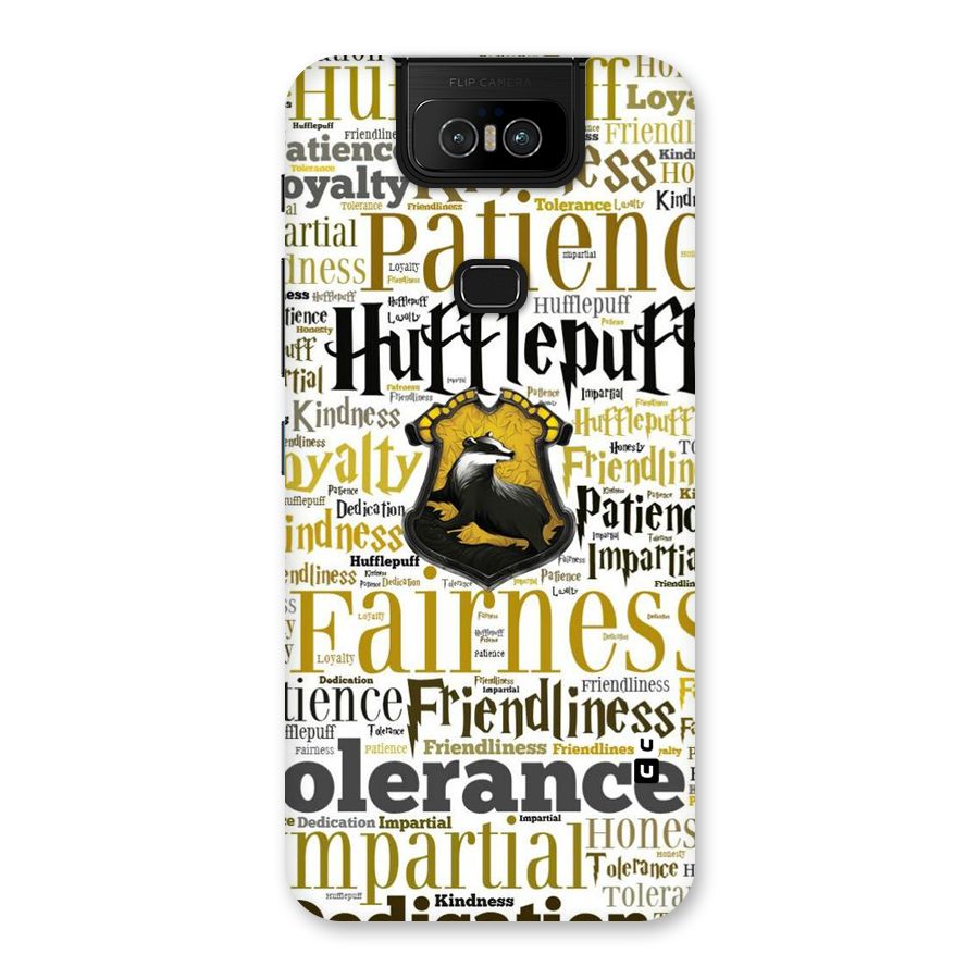 Yellow Fairness Back Case for Zenfone 6z