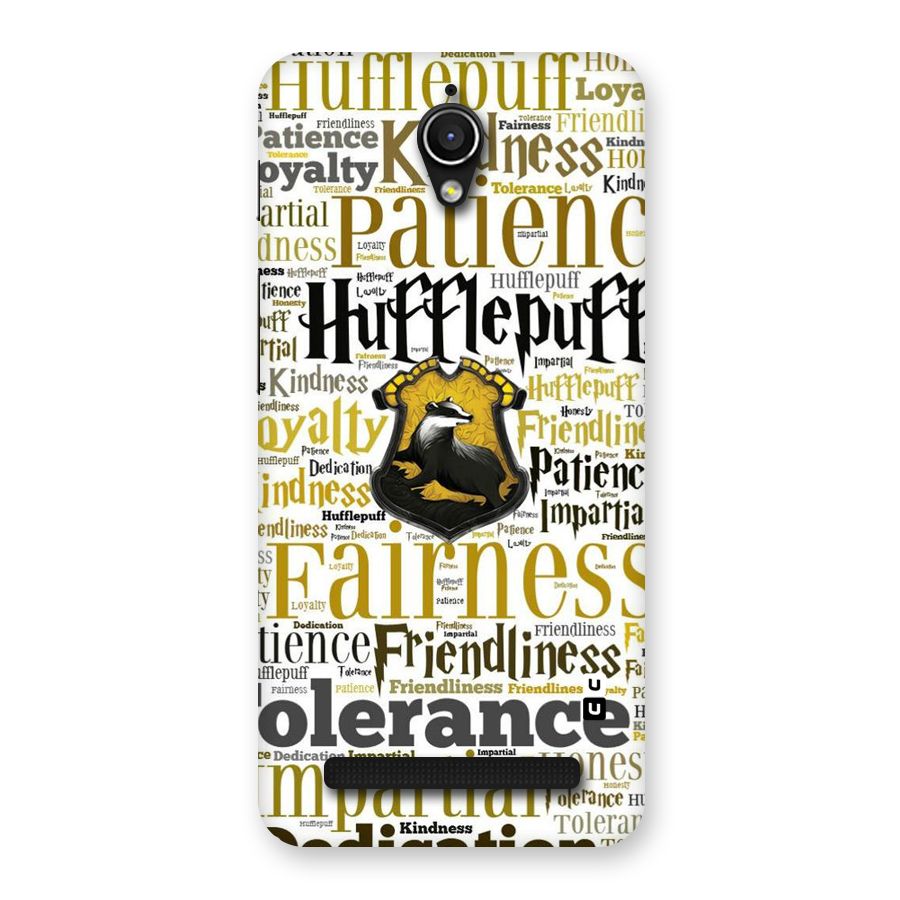 Yellow Fairness Back Case for Zenfone Go