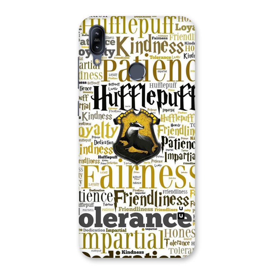 Yellow Fairness Back Case for Zenfone Max M2