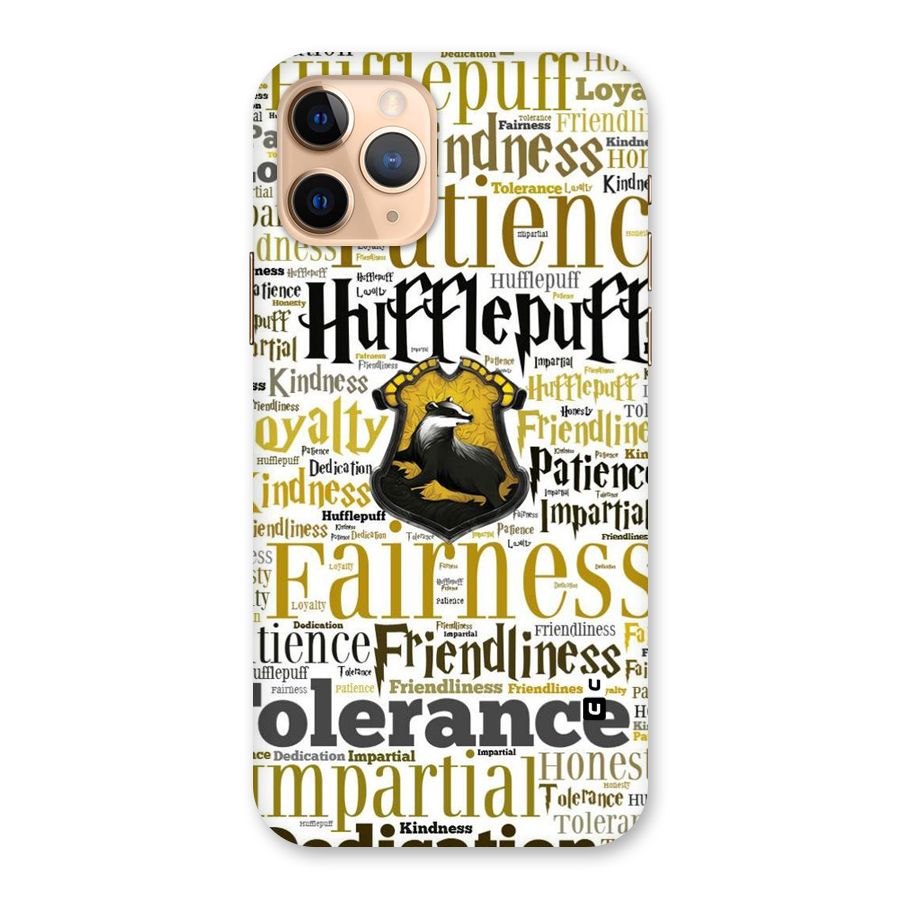 Yellow Fairness Back Case for iPhone 11 Pro