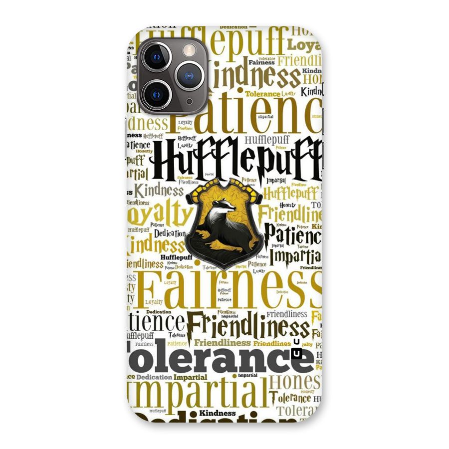 Yellow Fairness Back Case for iPhone 11 Pro Max