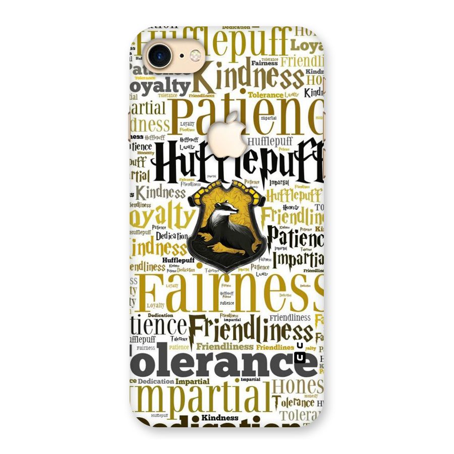 Yellow Fairness Back Case for iPhone 7 Apple Cut