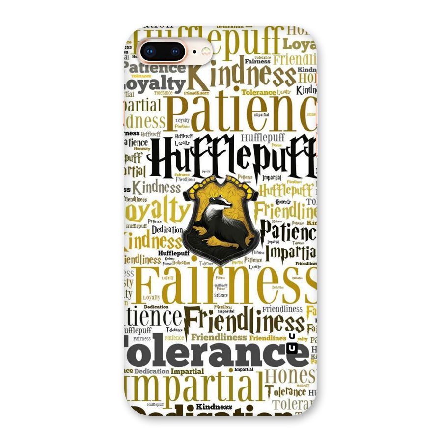 Yellow Fairness Back Case for iPhone 8 Plus