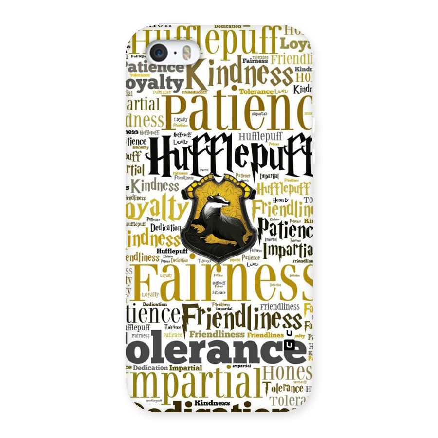 Yellow Fairness Back Case for iPhone SE
