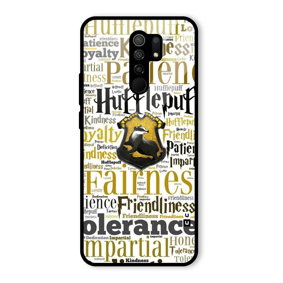 Yellow Fairness Glass Back Case for Poco M2