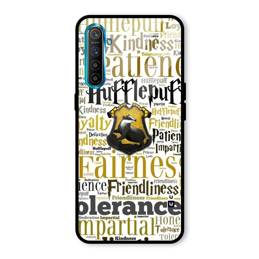 Yellow Fairness Glass Back Case for Realme X2