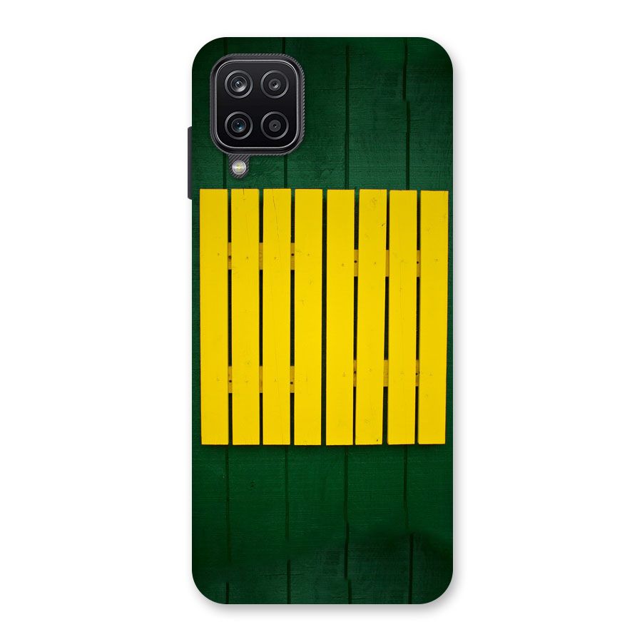 Yellow Fence Back Case for Galaxy A12