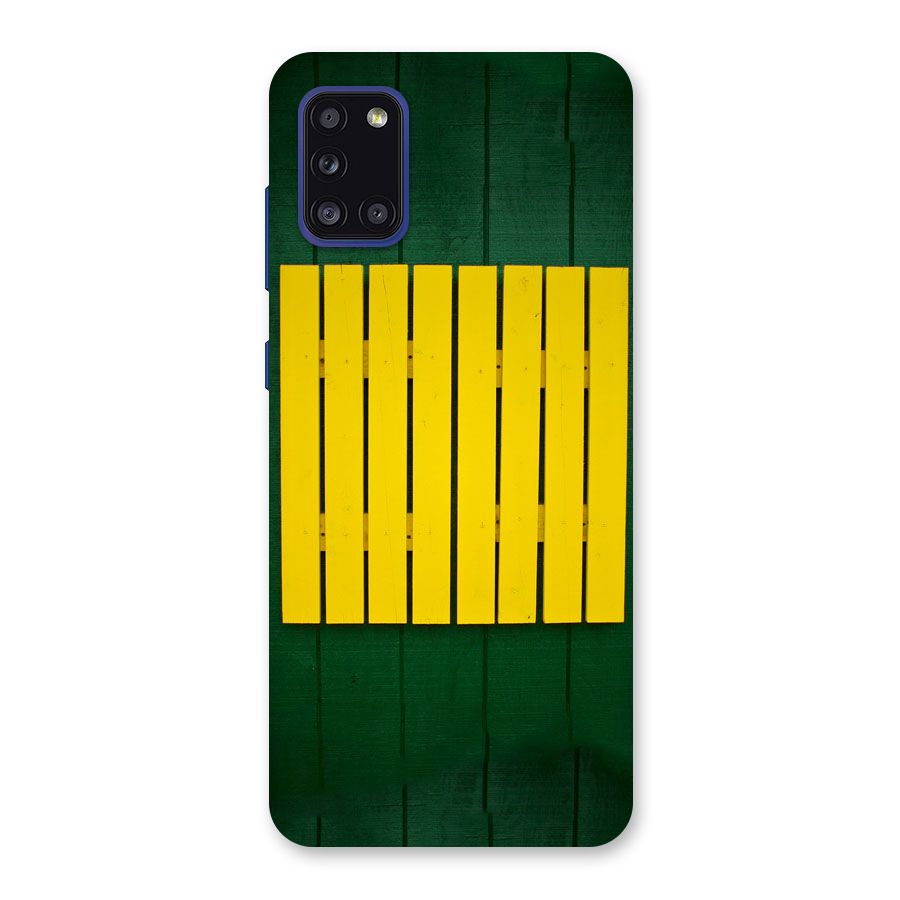 Yellow Fence Back Case for Galaxy A31