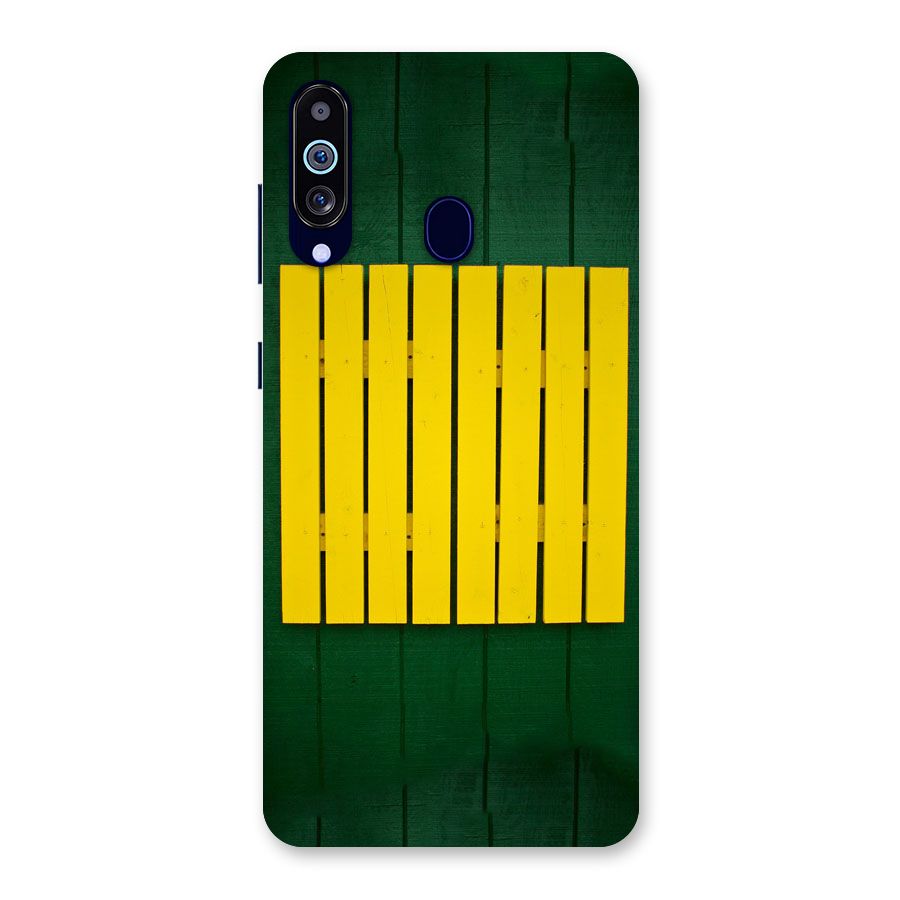 Yellow Fence Back Case for Galaxy A60