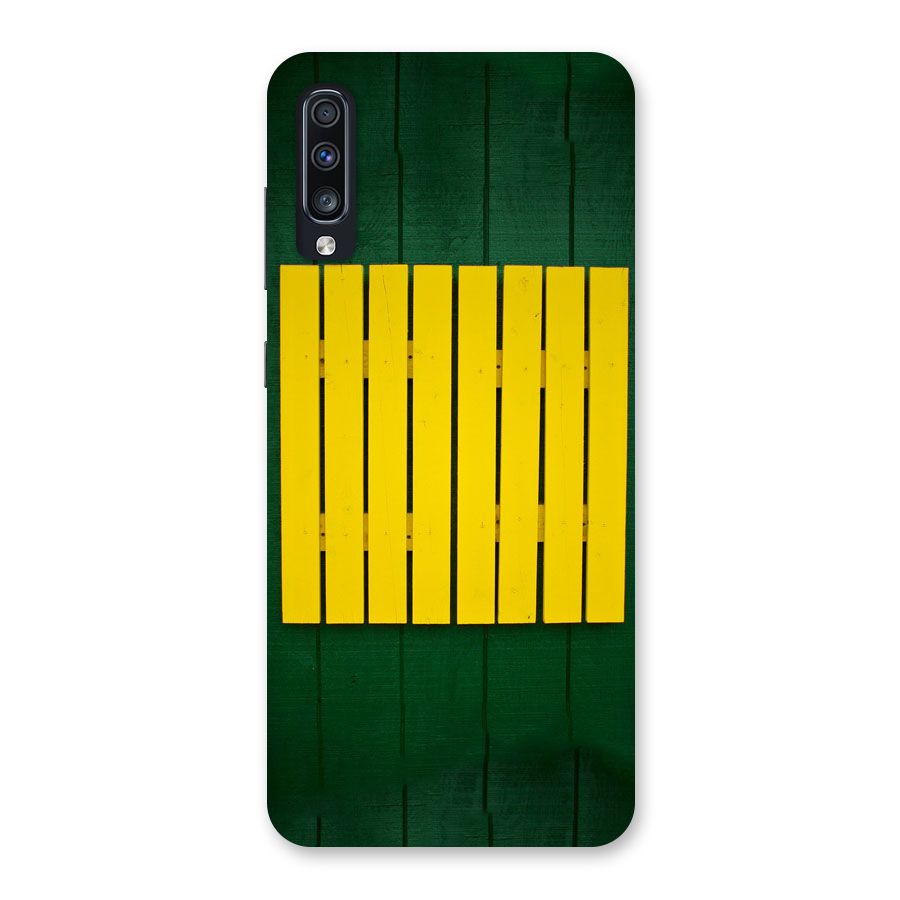 Yellow Fence Back Case for Galaxy A70