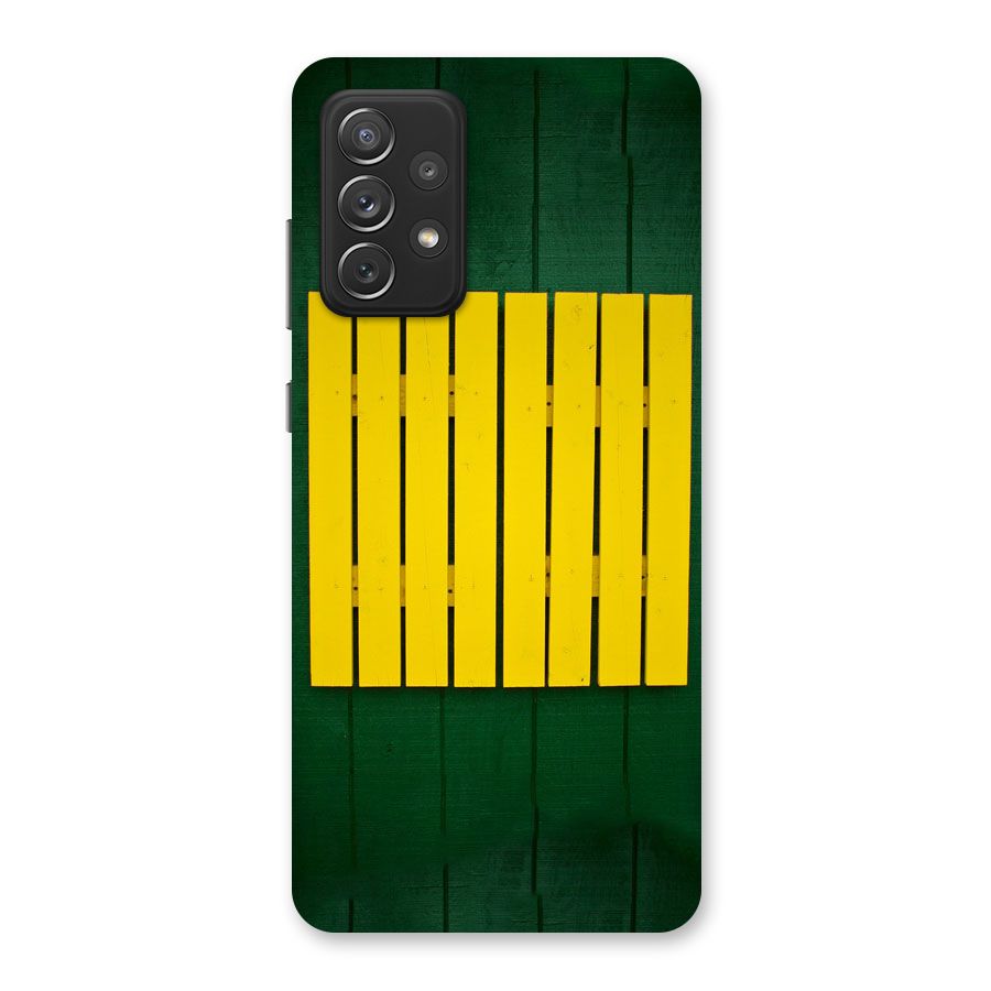 Yellow Fence Back Case for Galaxy A72