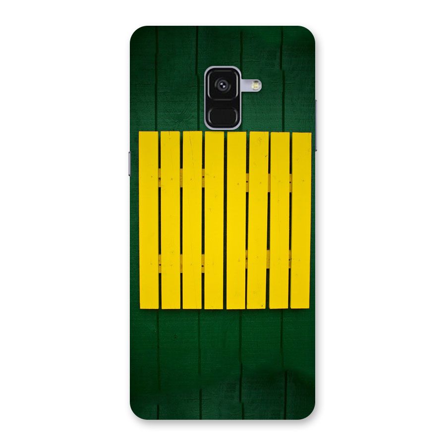 Yellow Fence Back Case for Galaxy A8 Plus