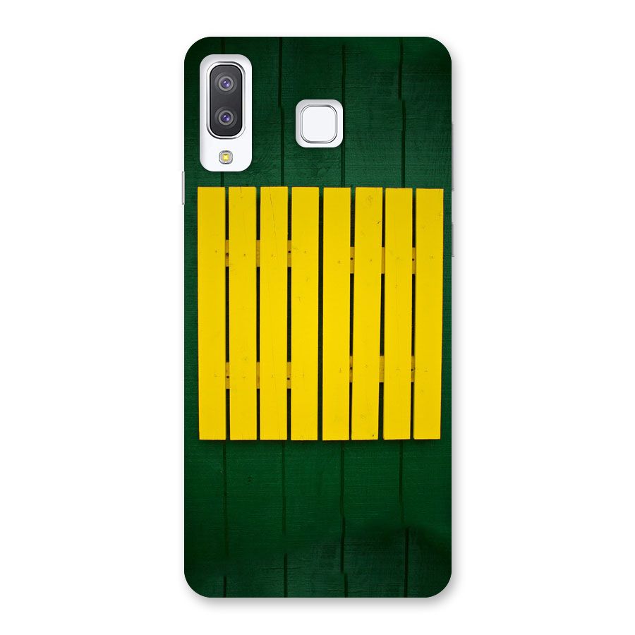 Yellow Fence Back Case for Galaxy A8 Star