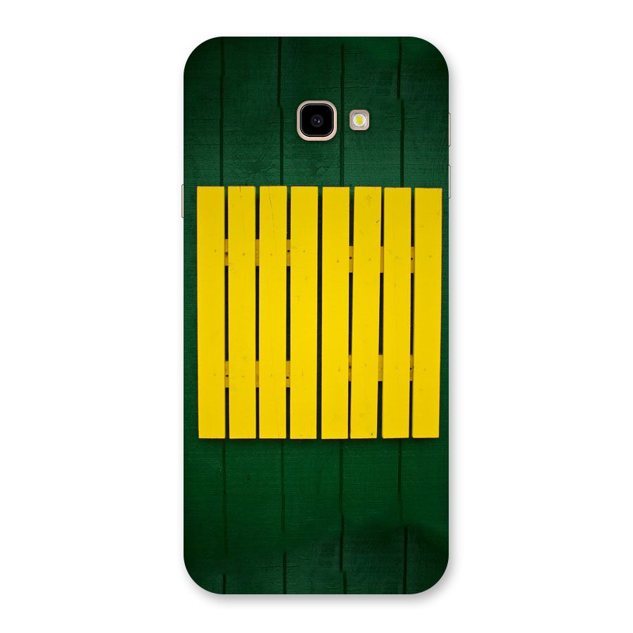 Yellow Fence Back Case for Galaxy J4 Plus