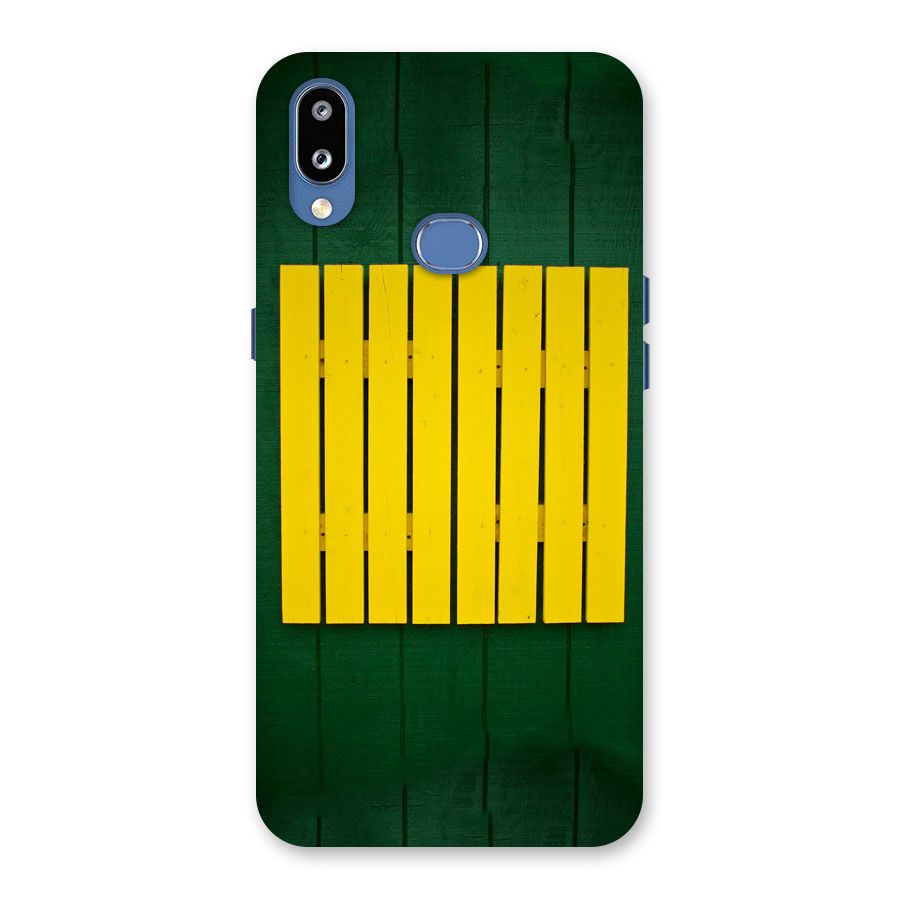 Yellow Fence Back Case for Galaxy M01s