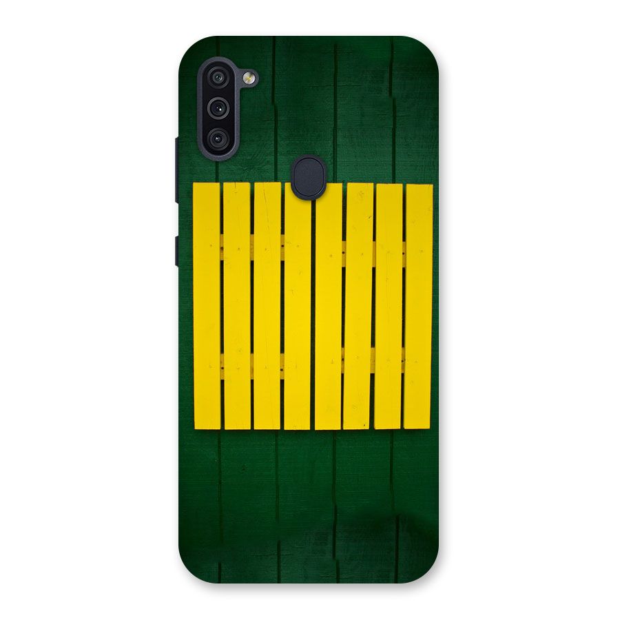Yellow Fence Back Case for Galaxy M11