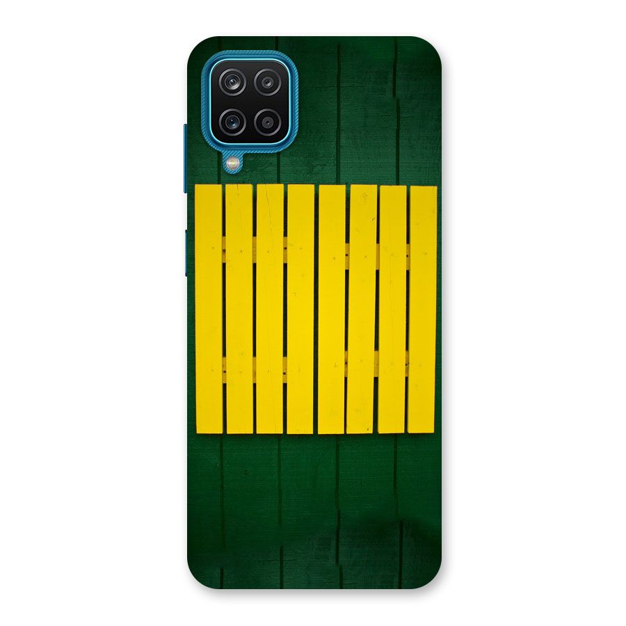 Yellow Fence Back Case for Galaxy M12