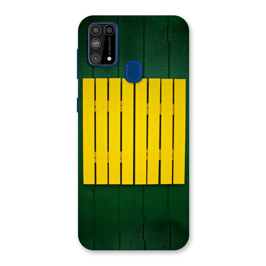 Yellow Fence Back Case for Galaxy M31