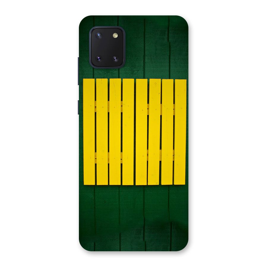 Yellow Fence Back Case for Galaxy Note 10 Lite