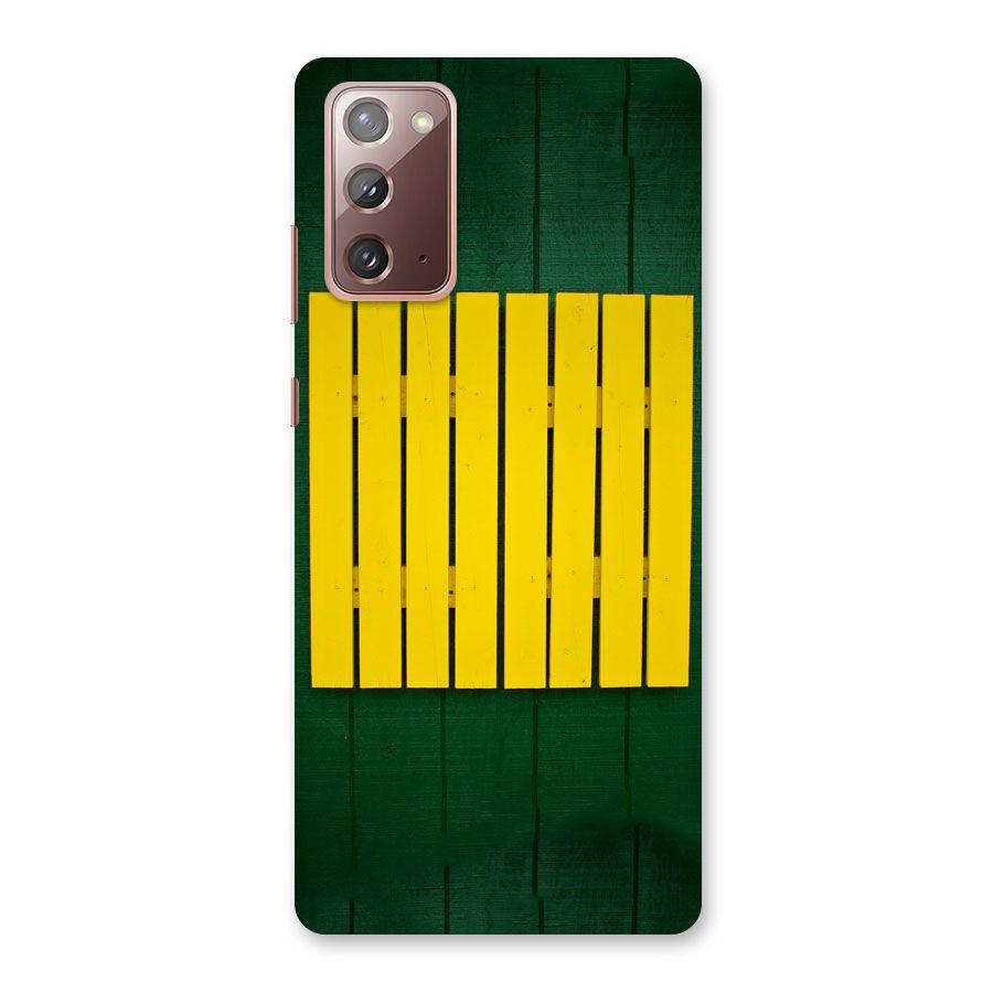 Yellow Fence Back Case for Galaxy Note 20