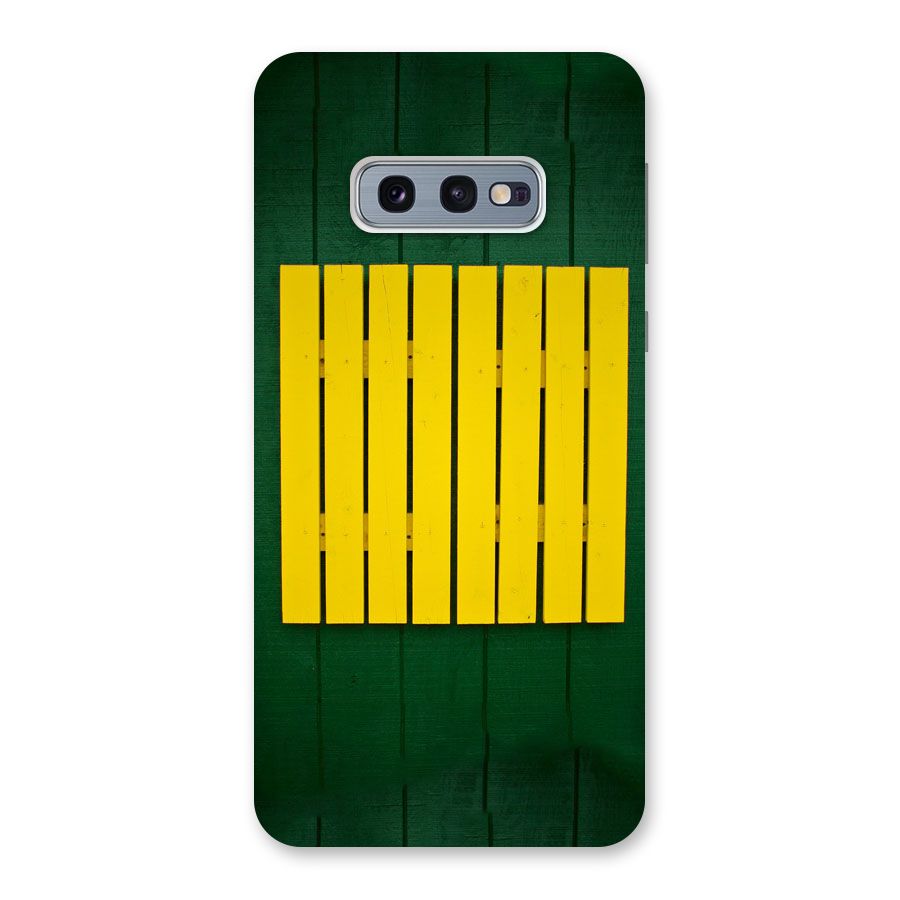 Yellow Fence Back Case for Galaxy S10e