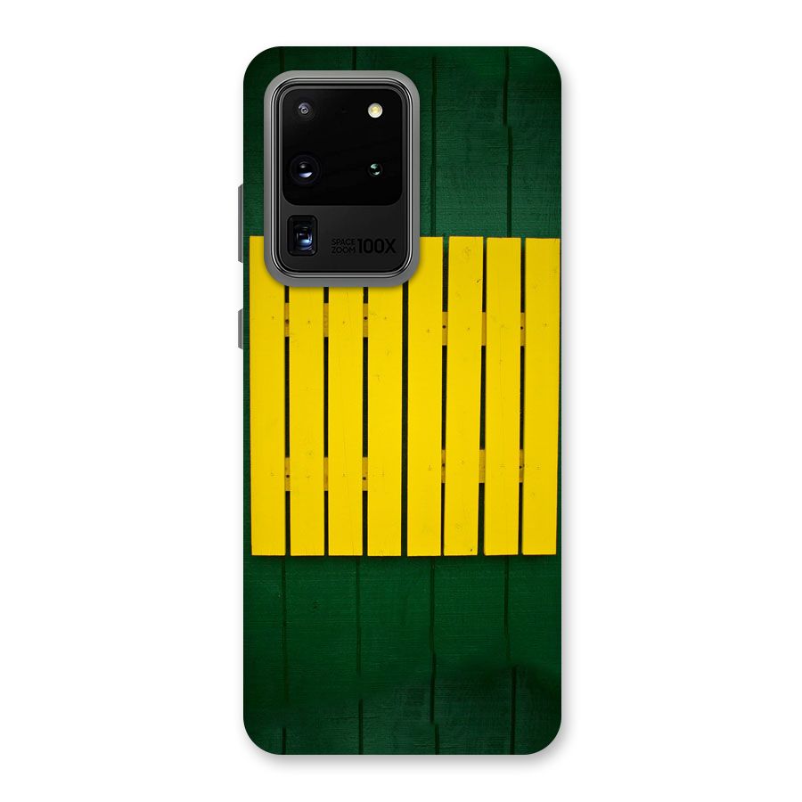 Yellow Fence Back Case for Galaxy S20 Ultra