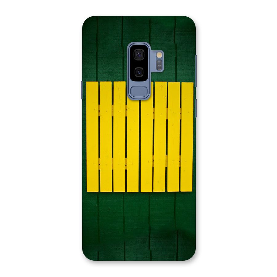 Yellow Fence Back Case for Galaxy S9 Plus