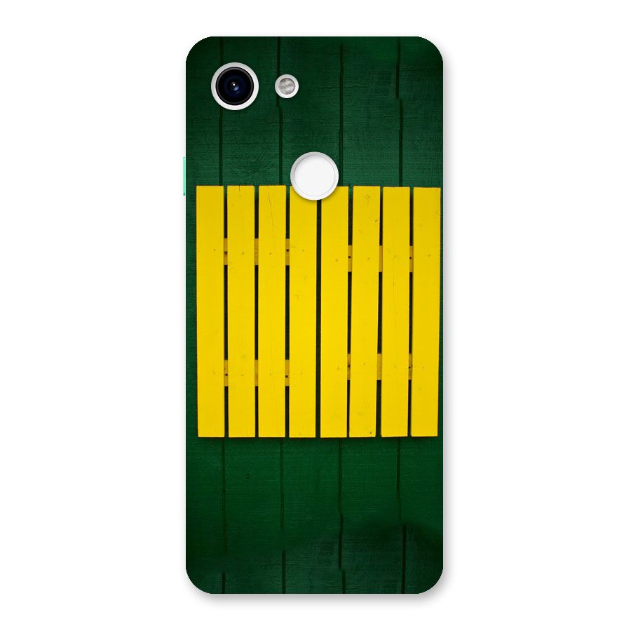 Yellow Fence Back Case for Google Pixel 3
