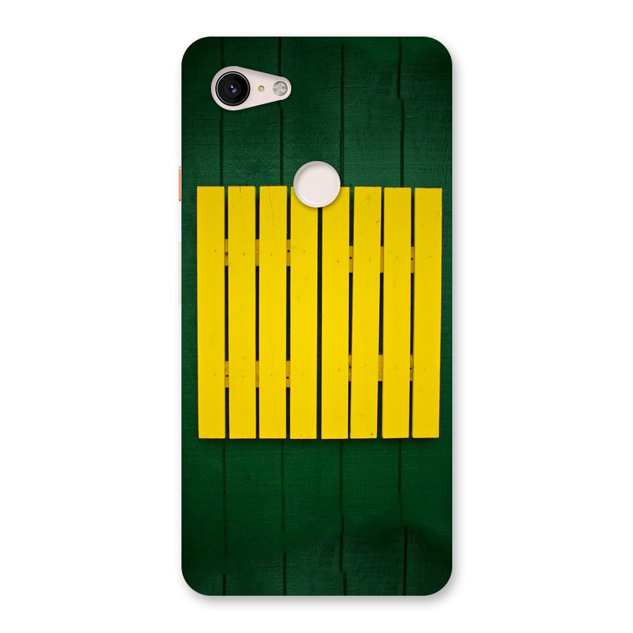 Yellow Fence Back Case for Google Pixel 3 XL