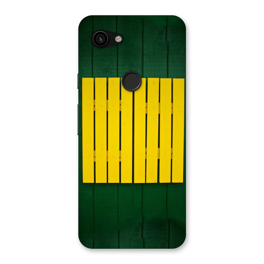 Yellow Fence Back Case for Google Pixel 3a