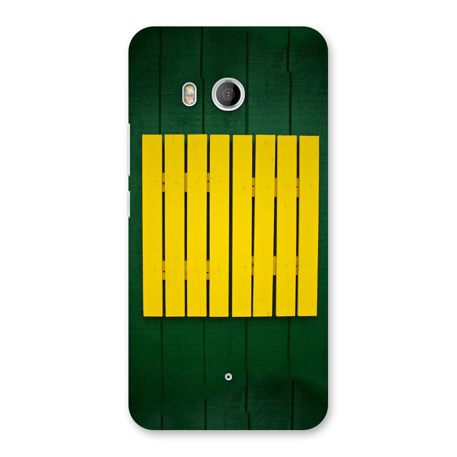 Yellow Fence Back Case for HTC U11