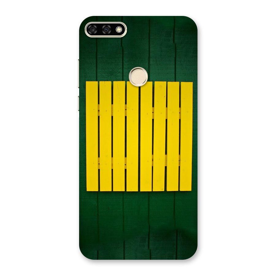 Yellow Fence Back Case for Honor 7A