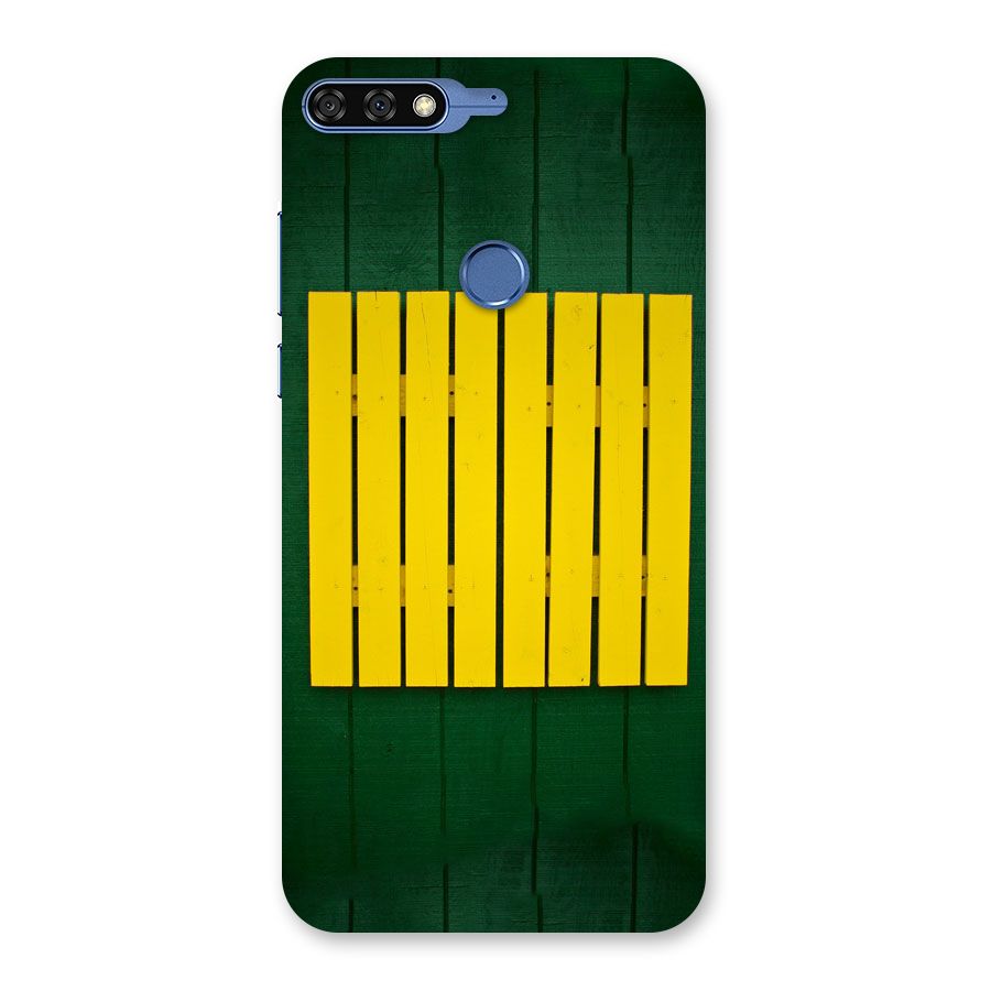 Yellow Fence Back Case for Honor 7C