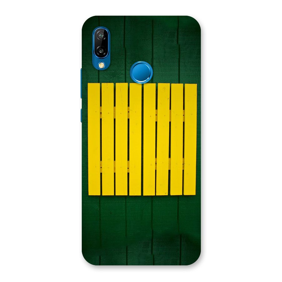 Yellow Fence Back Case for Huawei P20 Lite