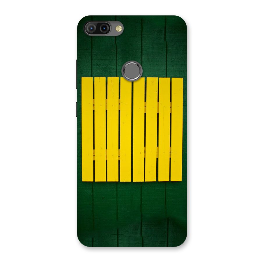 Yellow Fence Back Case for Infinix Hot 6 Pro