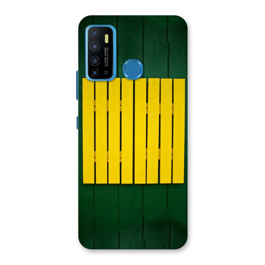 Yellow Fence Back Case for Infinix Hot 9